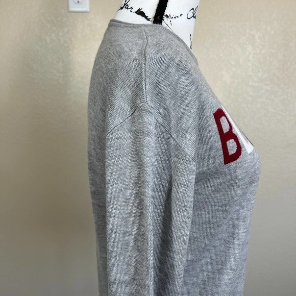 Rachel Zoe Gray Cashmere Blend Sweater BLESSED Pullover Crew Neck size XS - Picture 5 of 10